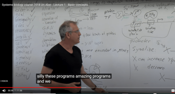 2018 Sys Bio Uri Alon 01-05